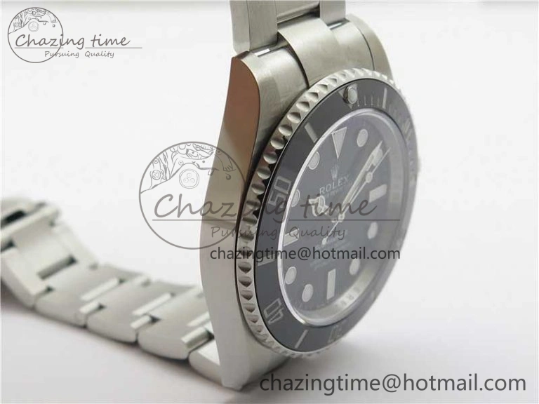 ZeroBulk Submariner 41mm 124060 No Date EWF Black Dial on SS Bracelet A 2764