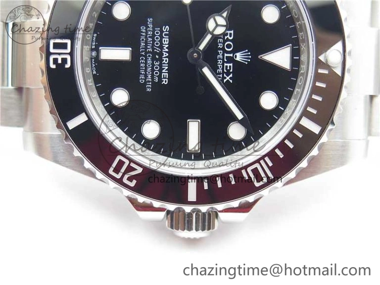 ZeroBulk Submariner 41mm 124060 No Date EWF Black Dial on SS Bracelet A 2764