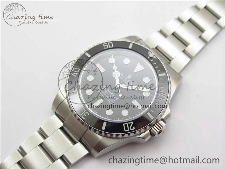 ZeroBulk Submariner 41mm 124060 No Date EWF Black Dial on SS Bracelet A 2764