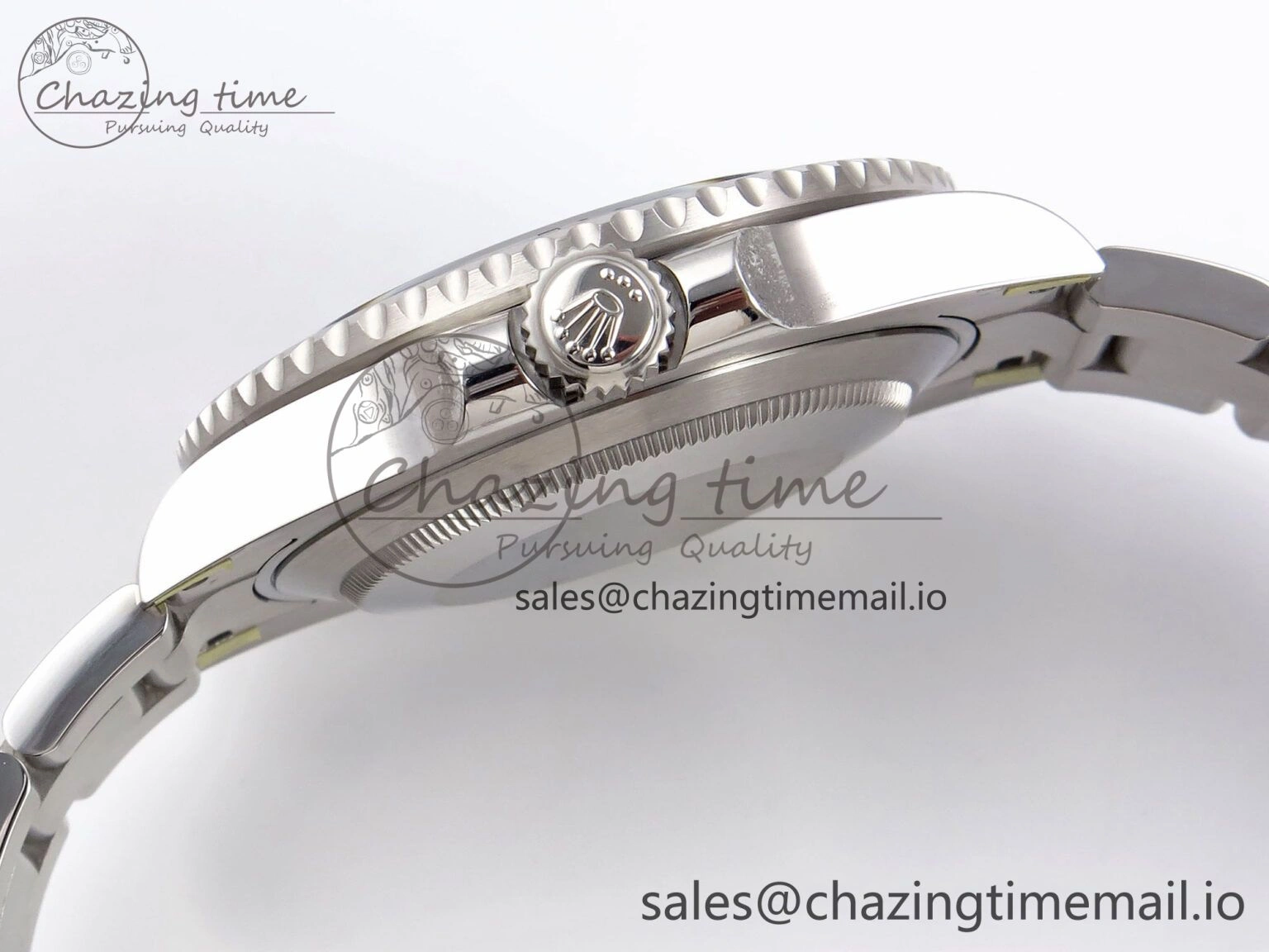 SmartChoice Submariner 41mm 124060 No Date SS EWEF Best Edition Black Dial on SS Bracelet A 965