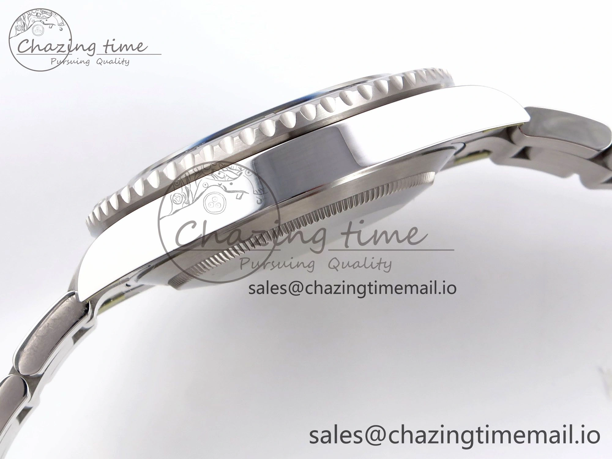 SmartChoice Submariner 41mm 124060 No Date SS EWEF Best Edition Black Dial on SS Bracelet A 965
