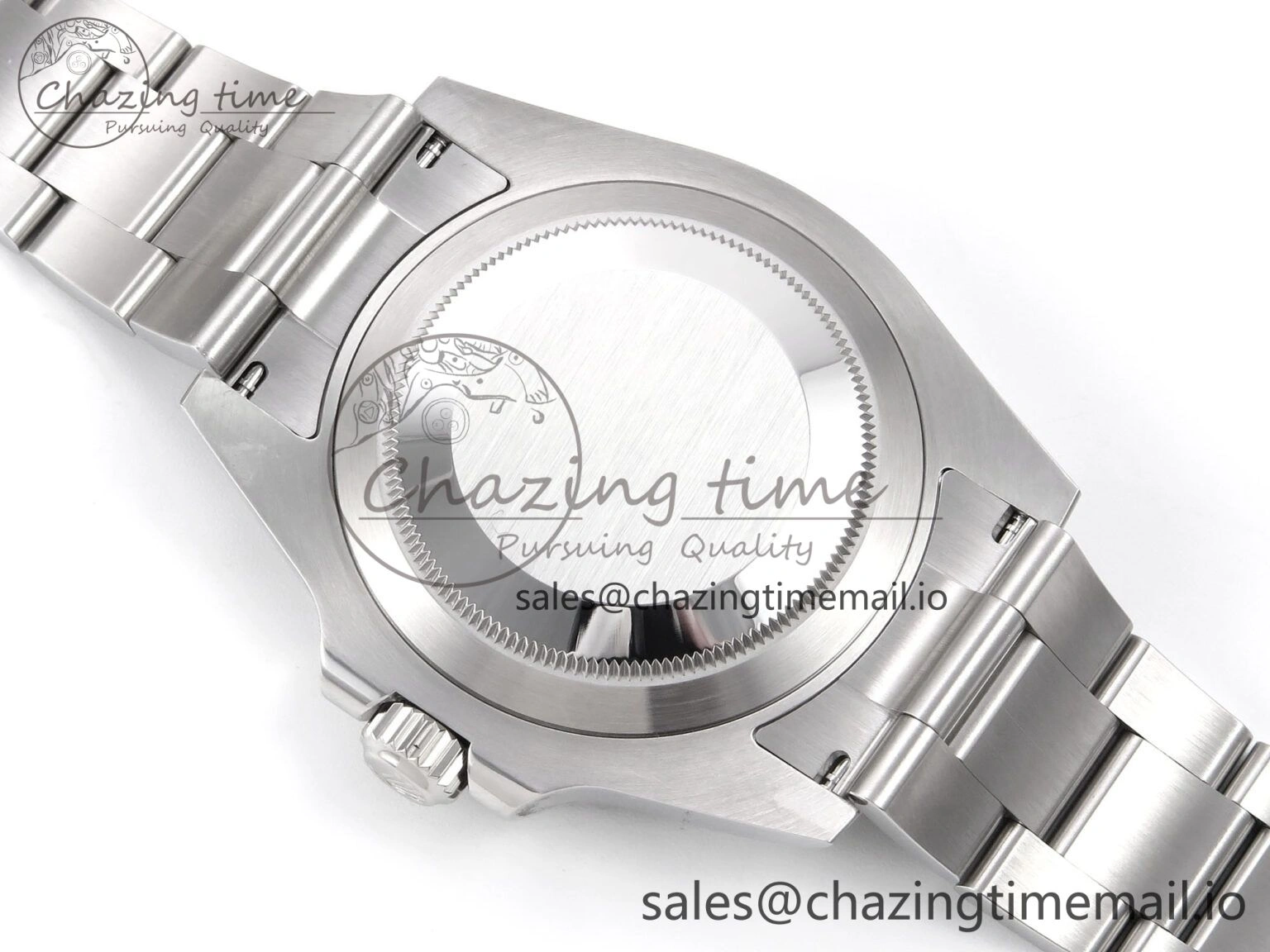 SmartChoice Submariner 41mm 124060 No Date SS EWEF Best Edition Black Dial on SS Bracelet A 965