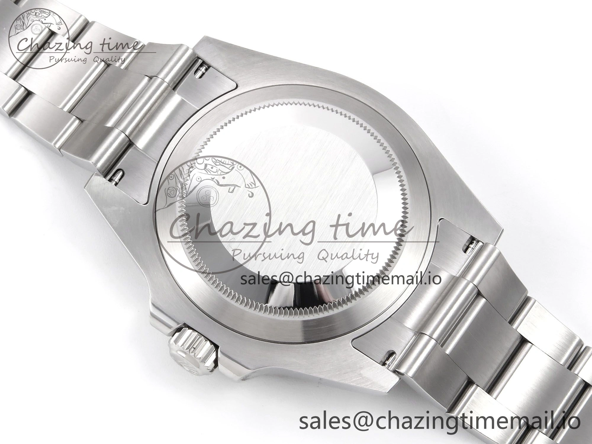SmartChoice Submariner 41mm 124060 No Date SS EWEF Best Edition Black Dial on SS Bracelet A 965