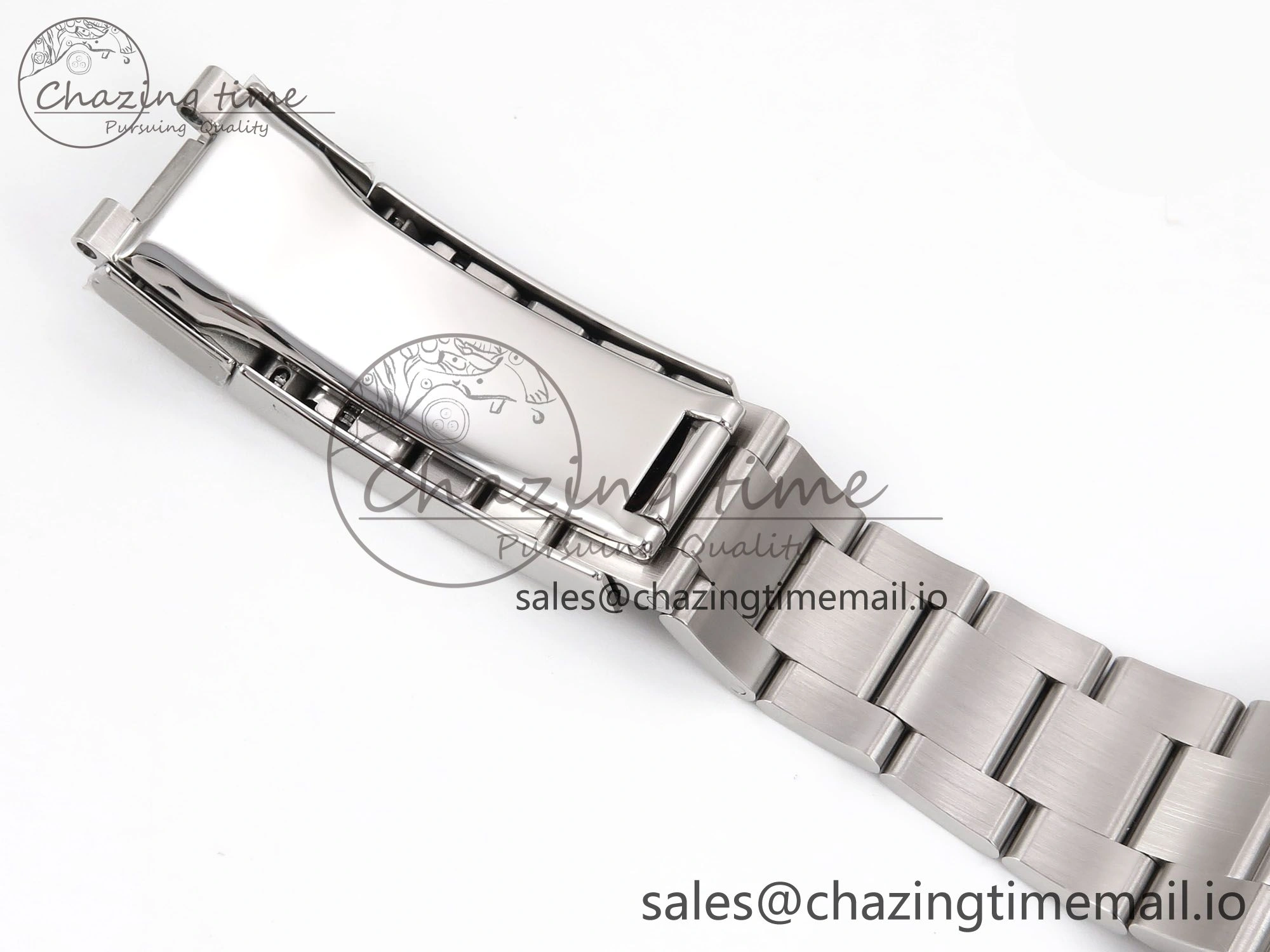 SmartChoice Submariner 41mm 124060 No Date SS EWEF Best Edition Black Dial on SS Bracelet A 965
