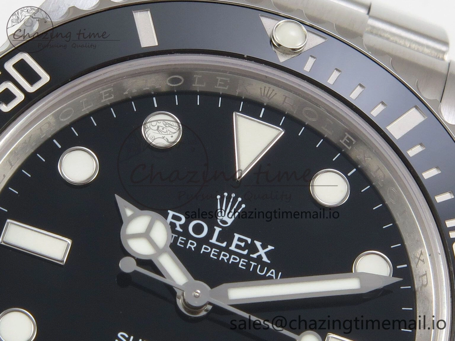 TechFriendly Submariner 41mm 124060 No Date THBF 904L Black Ceramic 1:1 Best Edition on SS Bracelet SH 285