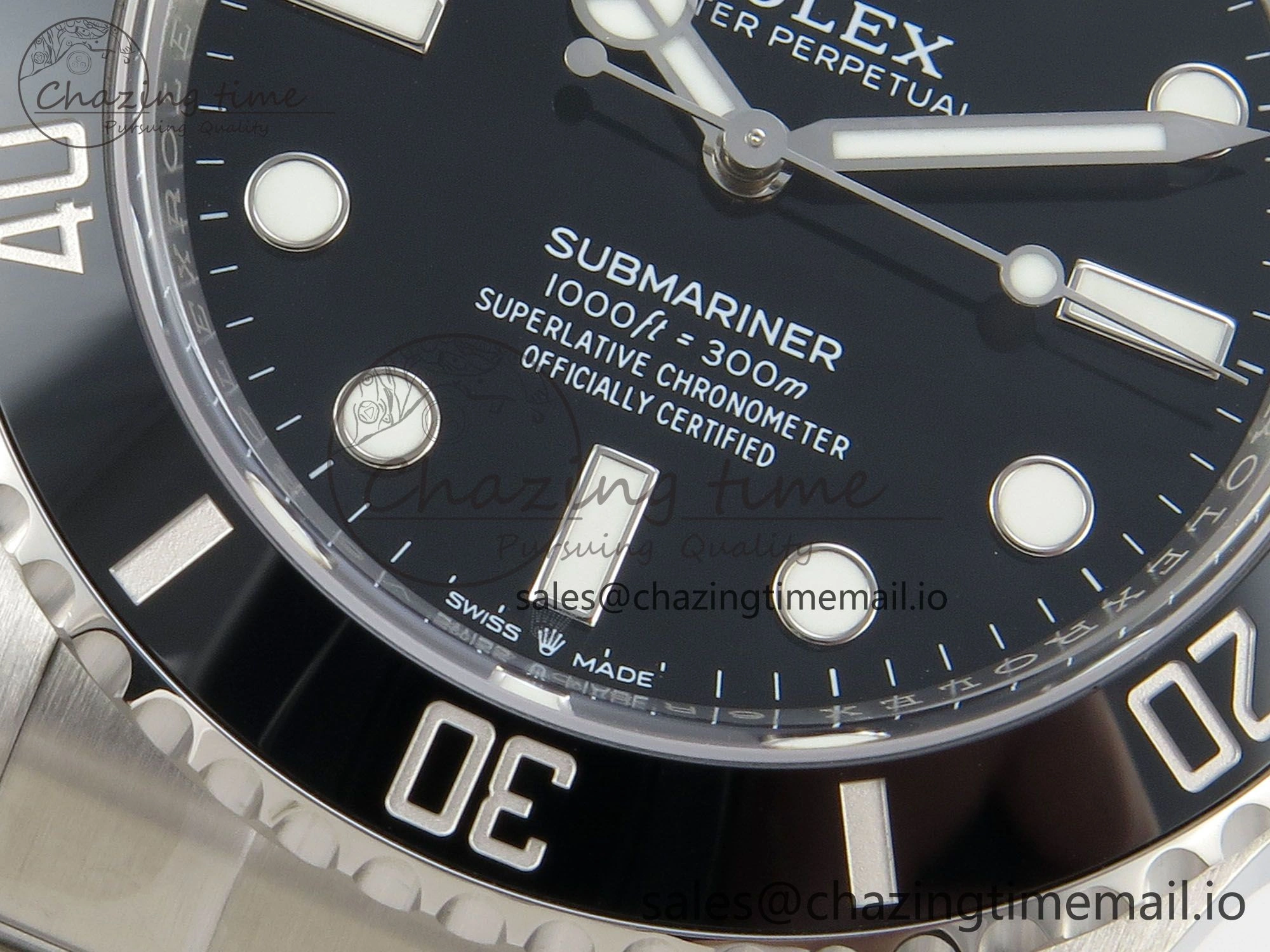 TechFriendly Submariner 41mm 124060 No Date THBF 904L Black Ceramic 1:1 Best Edition on SS Bracelet SH 285