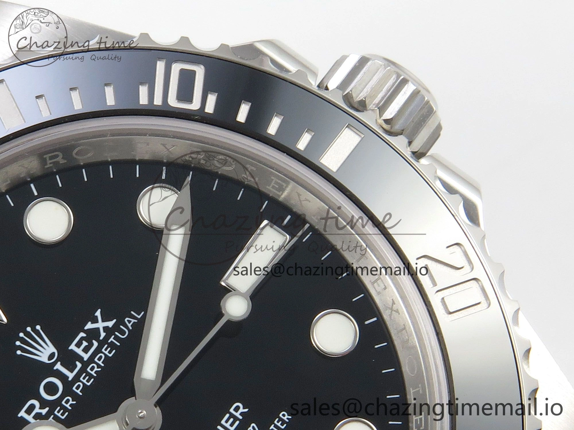 TechFriendly Submariner 41mm 124060 No Date THBF 904L Black Ceramic 1:1 Best Edition on SS Bracelet SH 285
