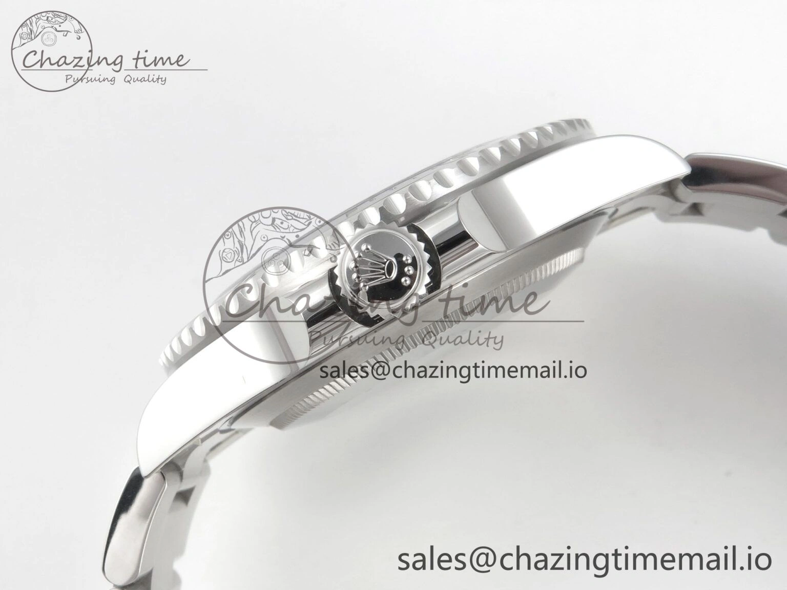 TechFriendly Submariner 41mm 124060 No Date THBF 904L Black Ceramic 1:1 Best Edition on SS Bracelet SH 285