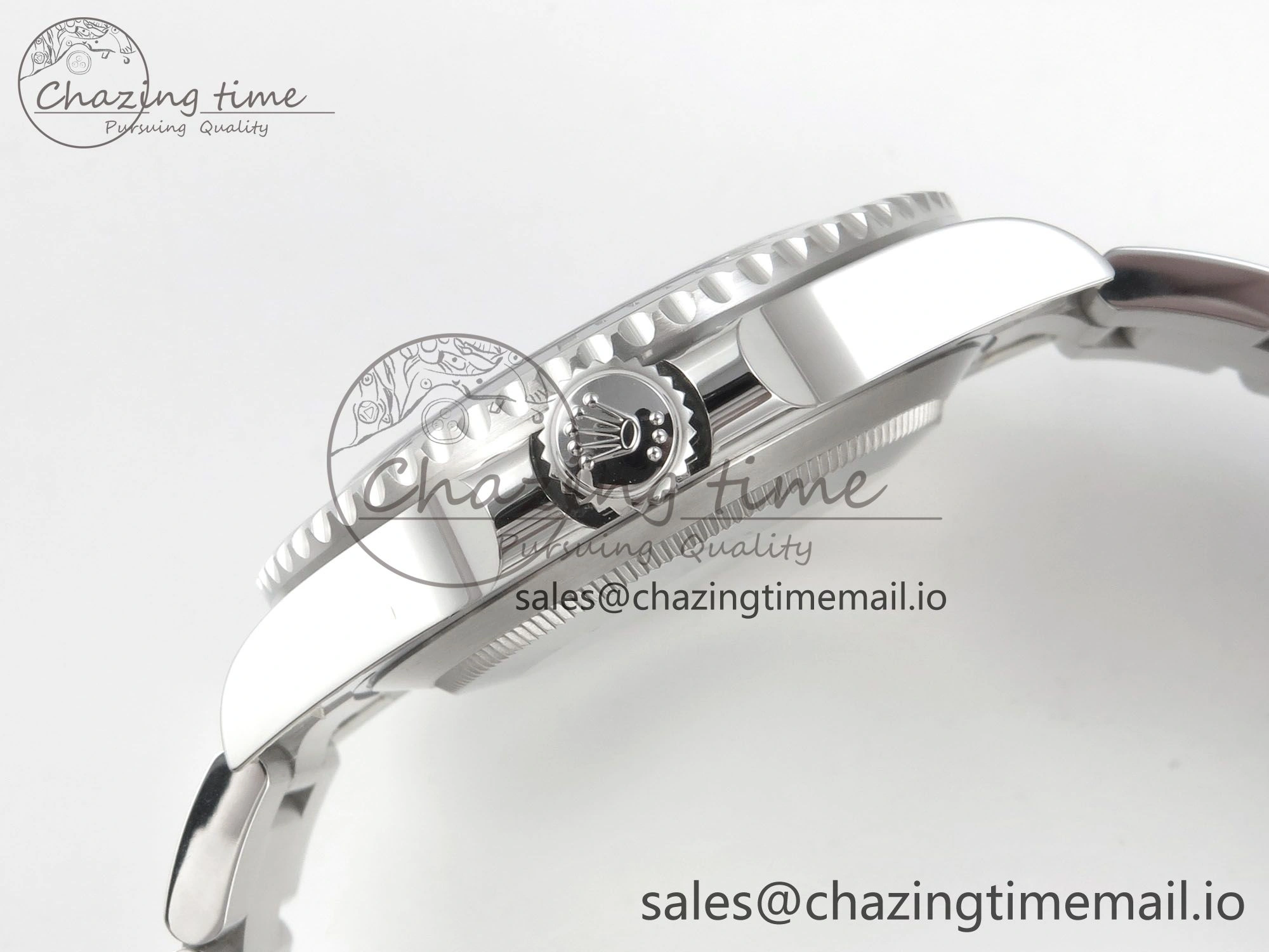 TechFriendly Submariner 41mm 124060 No Date THBF 904L Black Ceramic 1:1 Best Edition on SS Bracelet SH 285