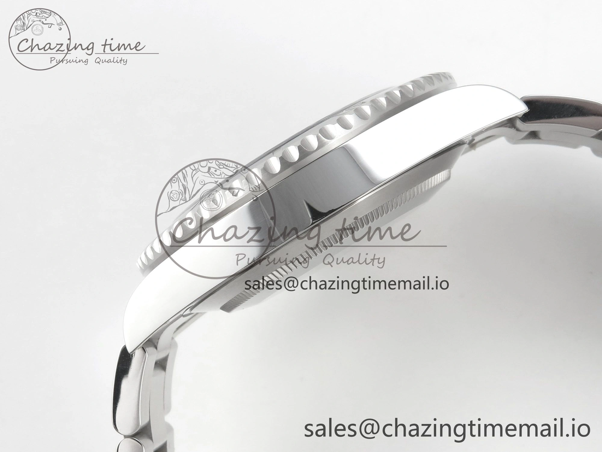 TechFriendly Submariner 41mm 124060 No Date THBF 904L Black Ceramic 1:1 Best Edition on SS Bracelet SH 285