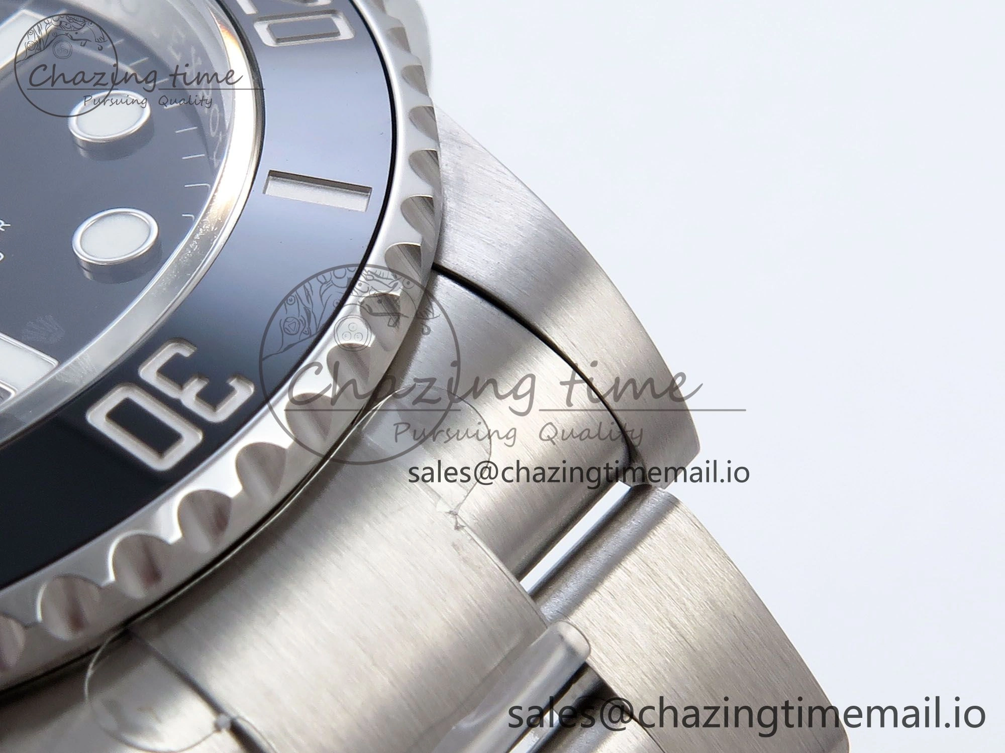 Submariner 41mm 124060 No Date VSF 1:1 Best Edition Black Ceramic on SS Bracelet VS GoodFit 889