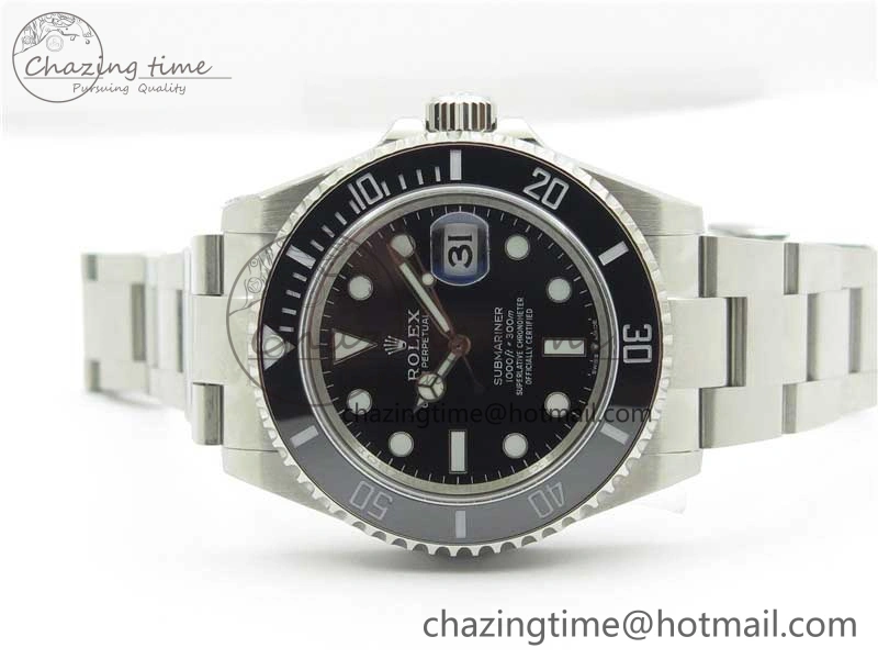 QuickDry Submariner 41mm 126610 LN 904L Steel ROF 1:1 Best Edition Black Dial On SS Bracelet A 2801