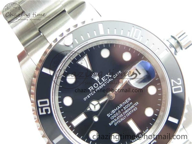 QuickDry Submariner 41mm 126610 LN 904L Steel ROF 1:1 Best Edition Black Dial On SS Bracelet A 2801