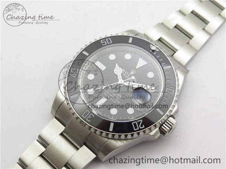 QuickDry Submariner 41mm 126610 LN 904L Steel ROF 1:1 Best Edition Black Dial On SS Bracelet A 2801