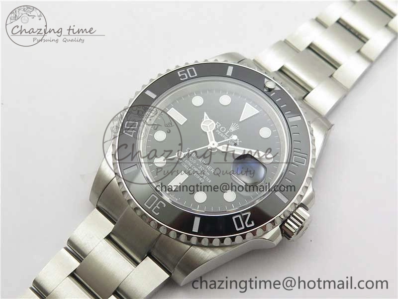 QuickDry Submariner 41mm 126610 LN 904L Steel ROF 1:1 Best Edition Black Dial On SS Bracelet A 2801