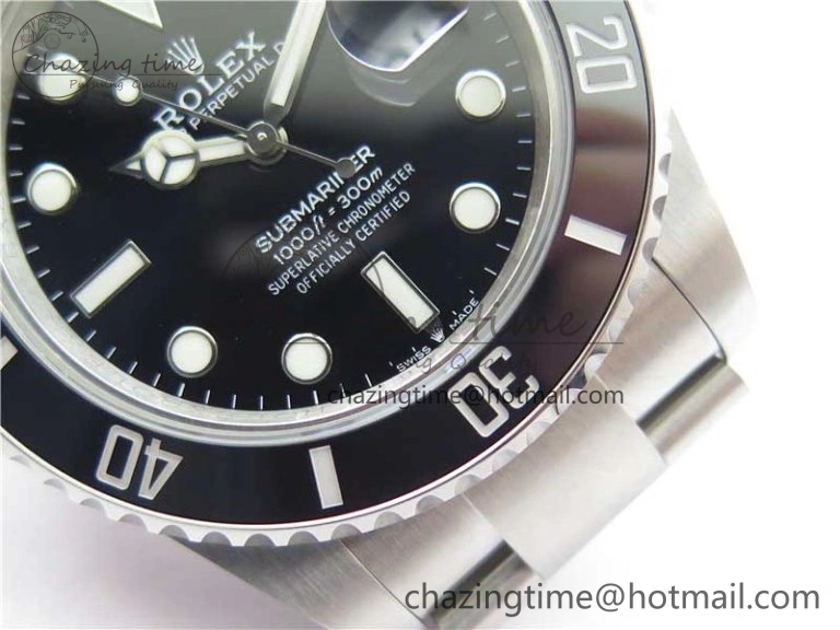 Submariner 41mm 126610 LN BP Maker Black Dial on SS Bracelet A Popular 2612