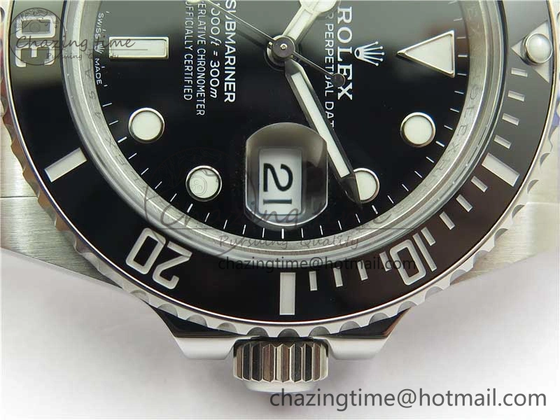 Submariner 41mm 126610 LN BP Maker Black Dial on SS Bracelet A Popular 2612