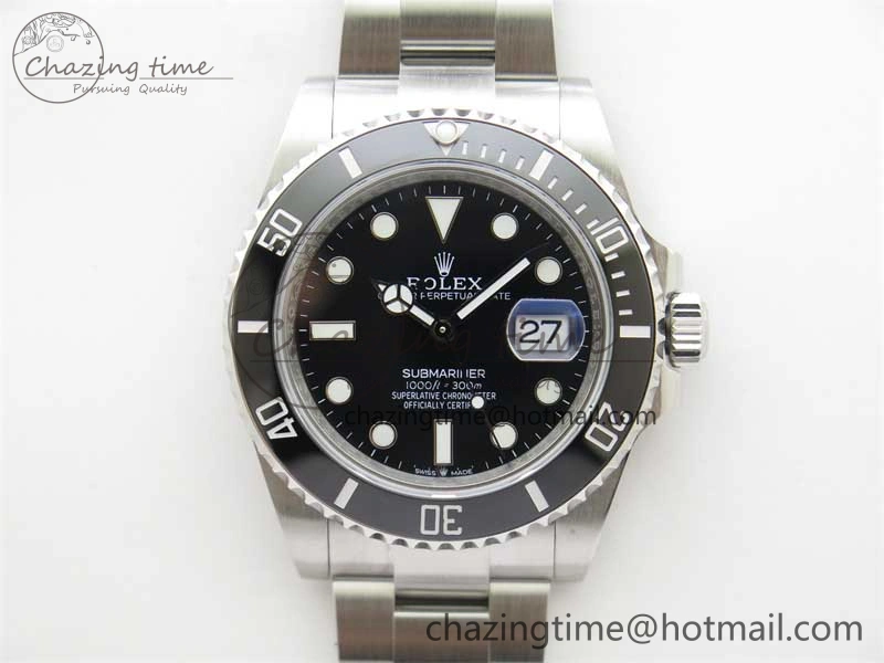 Submariner 41mm 126610 LN Black Ceramic 904L Steel MIF 1:1 Best Edition VR Chic 2460