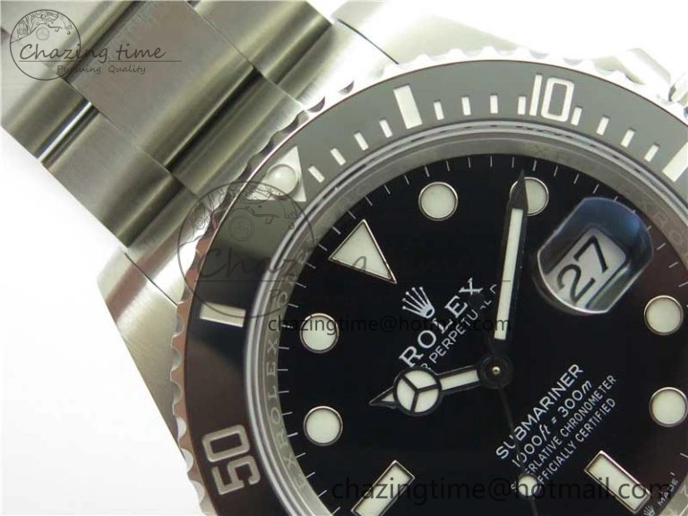 Submariner 41mm 126610 LN Black Ceramic 904L Steel RF 1:1 Best Edition RF Unique 2491