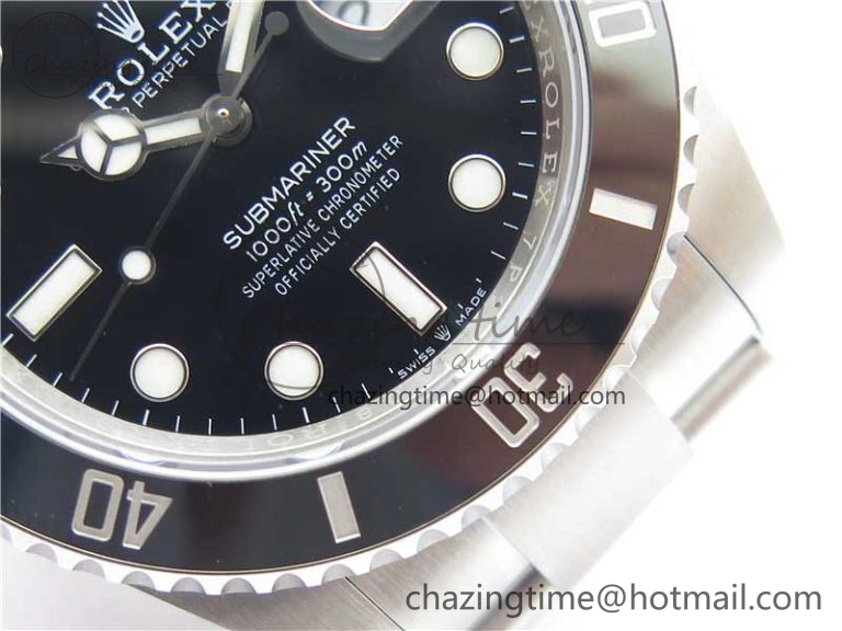 Submariner 41mm 126610 LN Black Ceramic 904L Steel RF 1:1 Best Edition RF Unique 2491