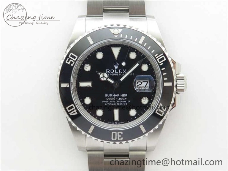Submariner 41mm 126610 LN Black Ceramic 904L Steel RF 1:1 Best Edition RF Unique 2491