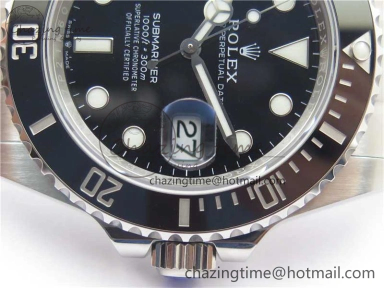Submariner 41mm 126610 LN Black Ceramic 904L Steel RF 1:1 Best Edition RF Unique 2491