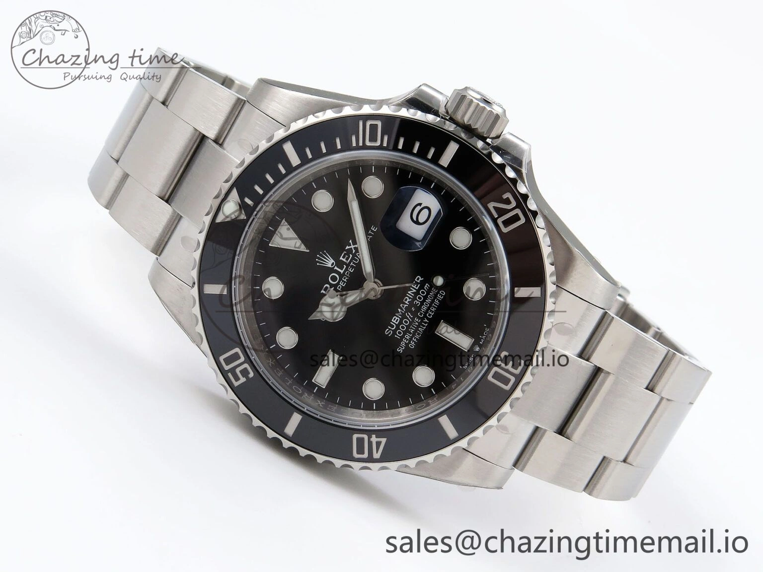 UrbanChic Submariner 41mm 126610 LN Black Ceramic 904L Steel VSF 1:1 Best Edition VS 1658