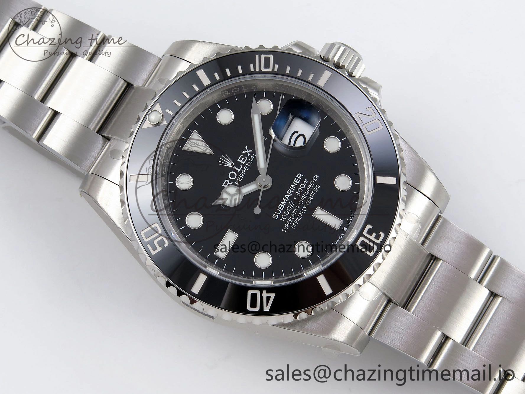 UrbanChic Submariner 41mm 126610 LN Black Ceramic 904L Steel VSF 1:1 Best Edition VS 1658