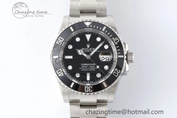 Submariner 41mm 126610 LN Black Ceramic 904L Steel ZF 1:1 Best Edition VR Reliable 2200