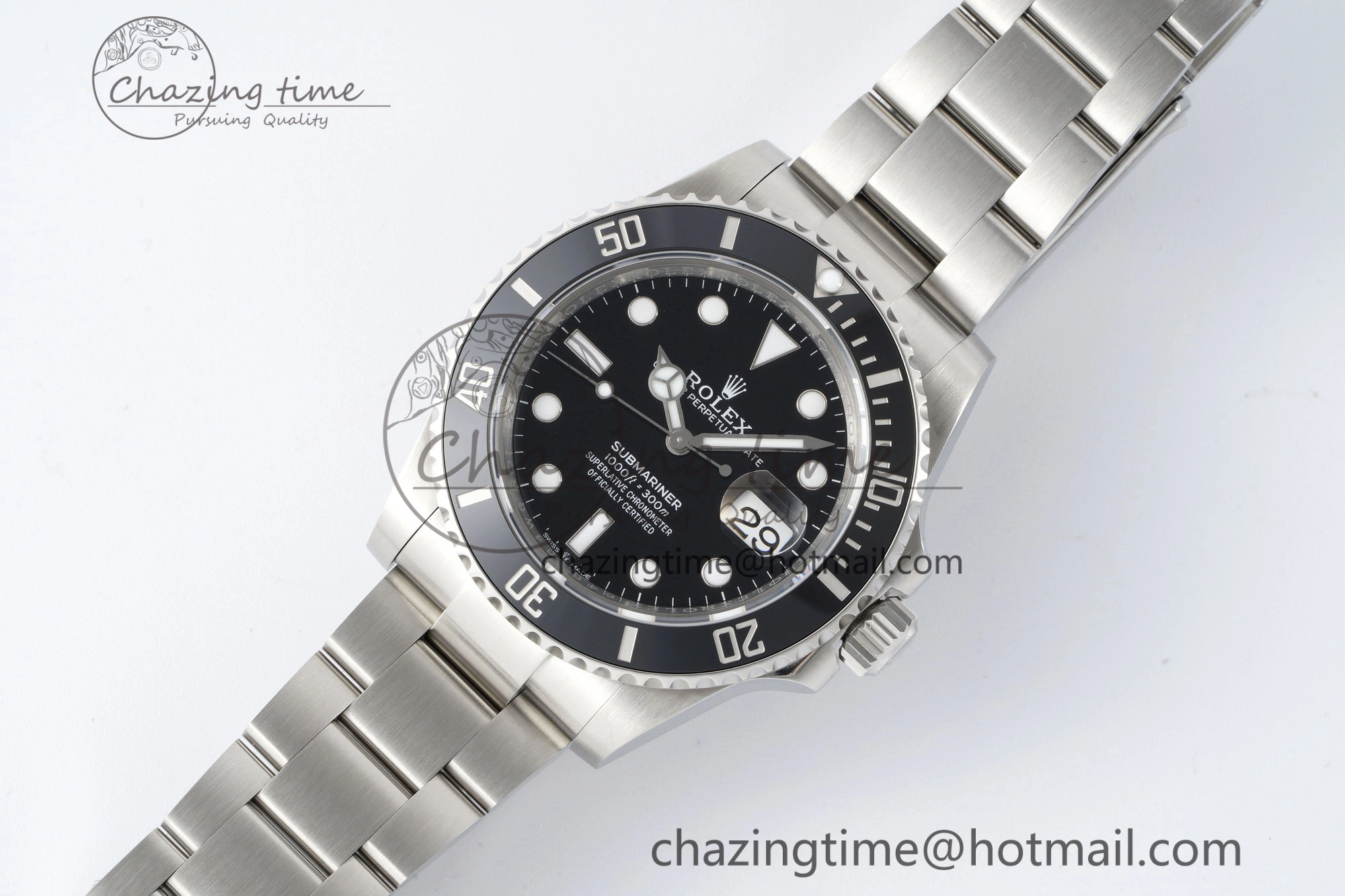 Submariner 41mm 126610 LN Black Ceramic 904L Steel ZF 1:1 Best Edition VR Reliable 2200