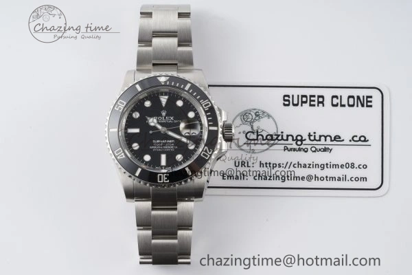 Submariner 41mm 126610 LN Black Ceramic 904L Steel ZF 1:1 Best Edition VR Reliable 2200