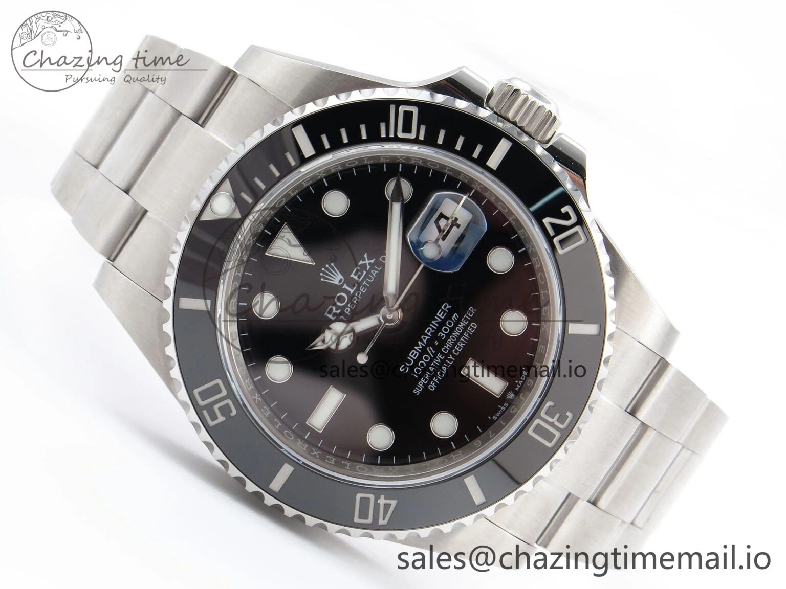 NewStyle Submariner 41mm 126610 LN Black Ceramic EWEF 1:1 Best Edition on Bracelet SH 1038