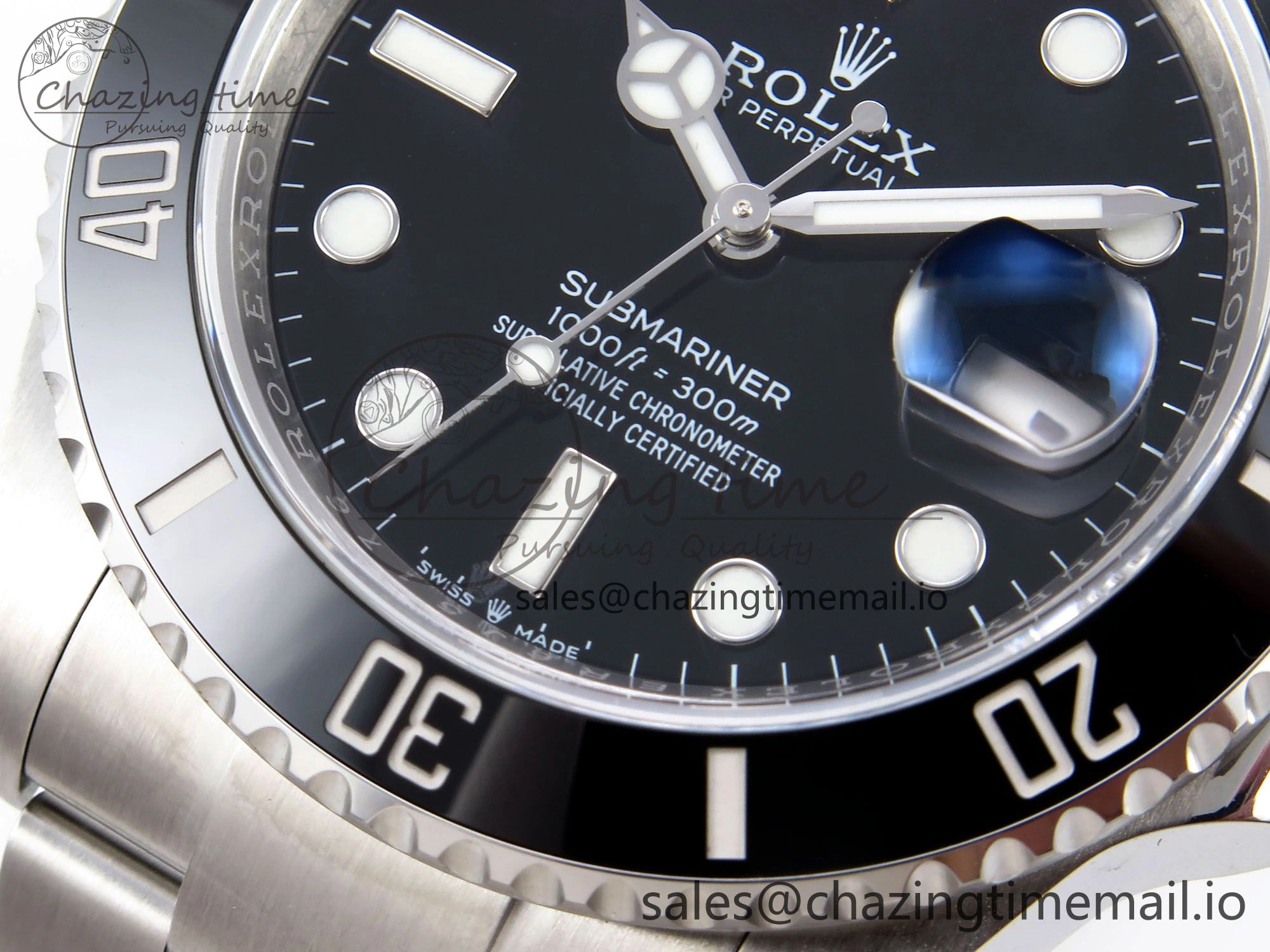NewStyle Submariner 41mm 126610 LN Black Ceramic EWEF 1:1 Best Edition on Bracelet SH 1038