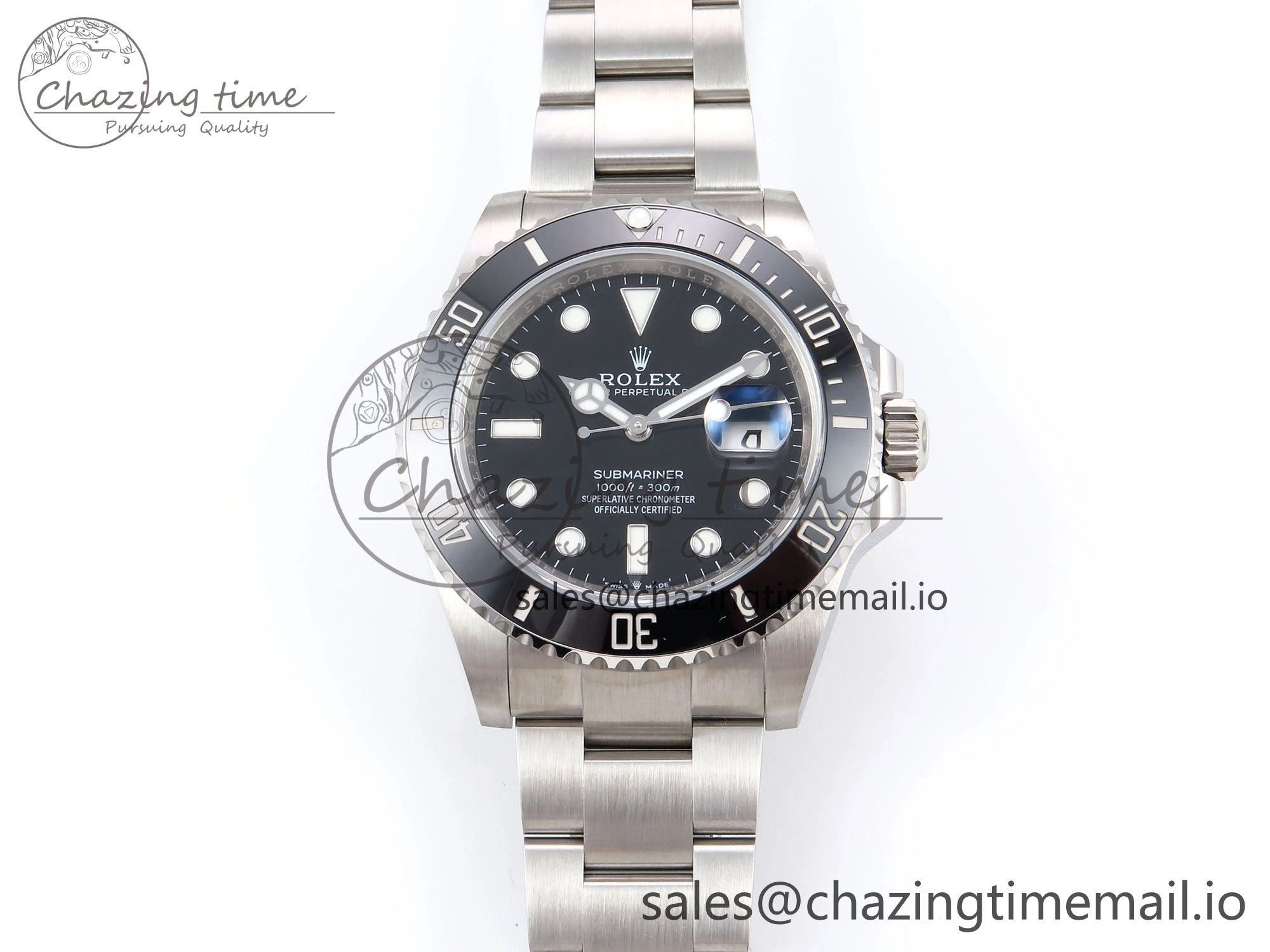 NewStyle Submariner 41mm 126610 LN Black Ceramic EWEF 1:1 Best Edition on Bracelet SH 1038