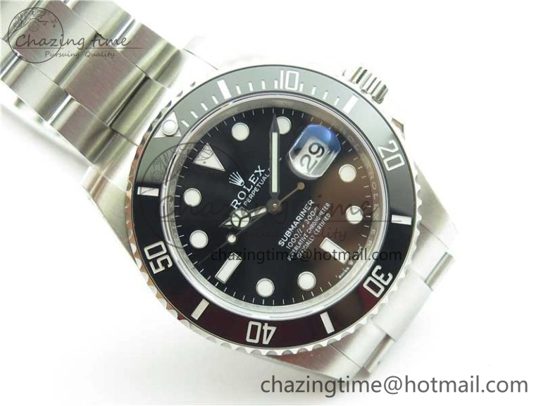 Submariner 41mm 126610 LN Black Ceramic EWF Black Dial on SS Bracelet A Efficient 2767