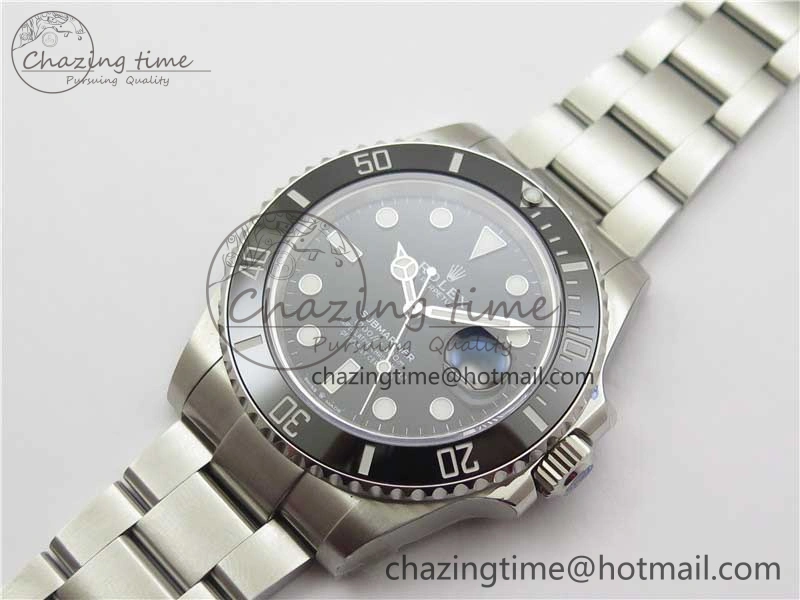 Submariner 41mm 126610 LN Black Ceramic EWF Black Dial on SS Bracelet A Efficient 2767