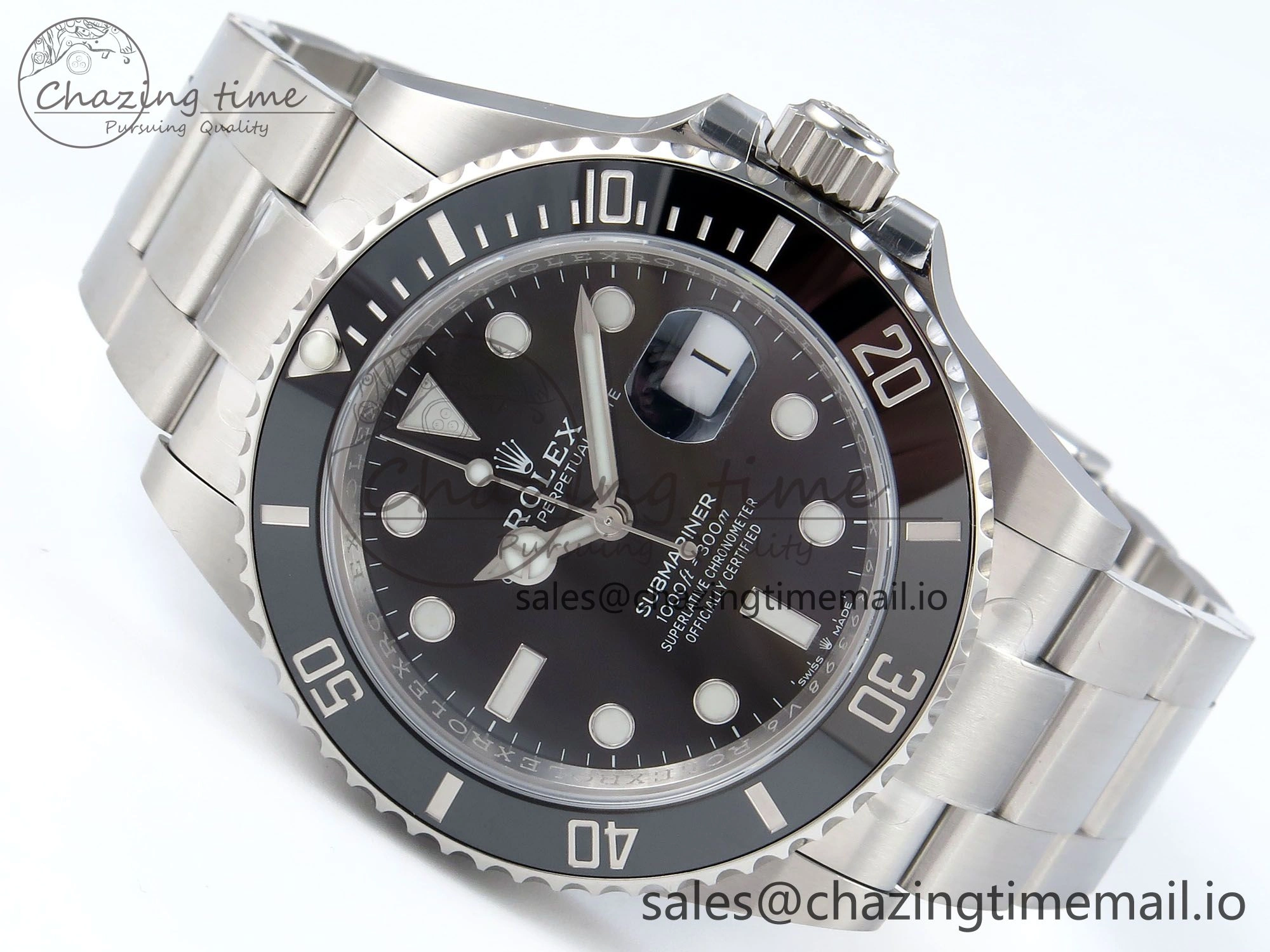 Colorful Submariner 41mm 126610 LN SS ARF 1:1 Best Edition Steel Black Dial 904L SS Oyster Bracelet SH 362