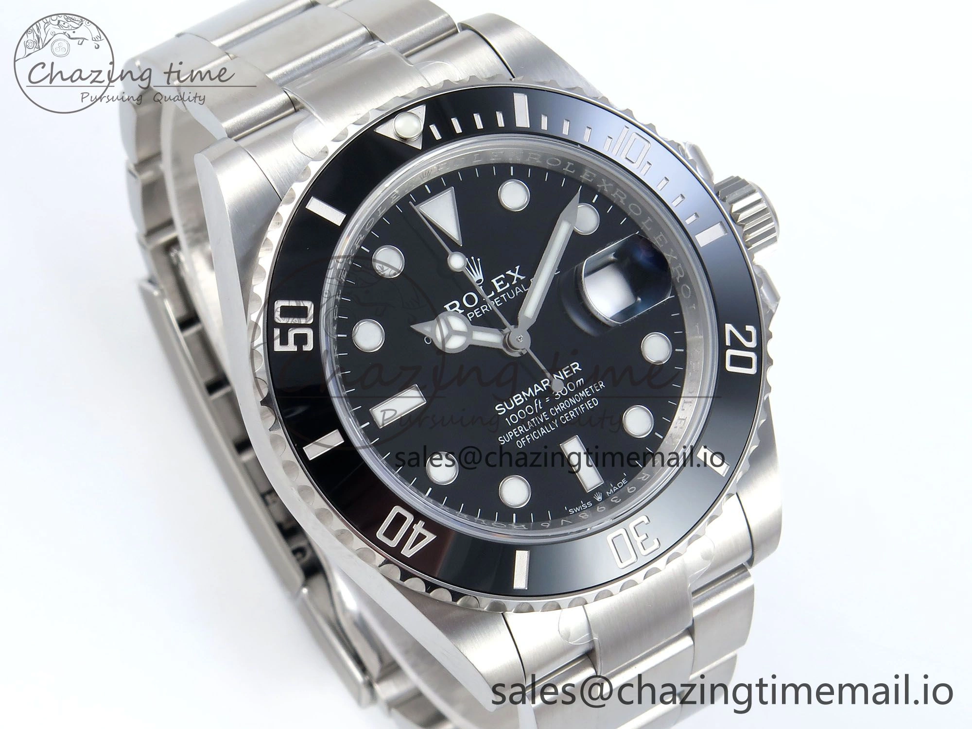 Colorful Submariner 41mm 126610 LN SS ARF 1:1 Best Edition Steel Black Dial 904L SS Oyster Bracelet SH 362