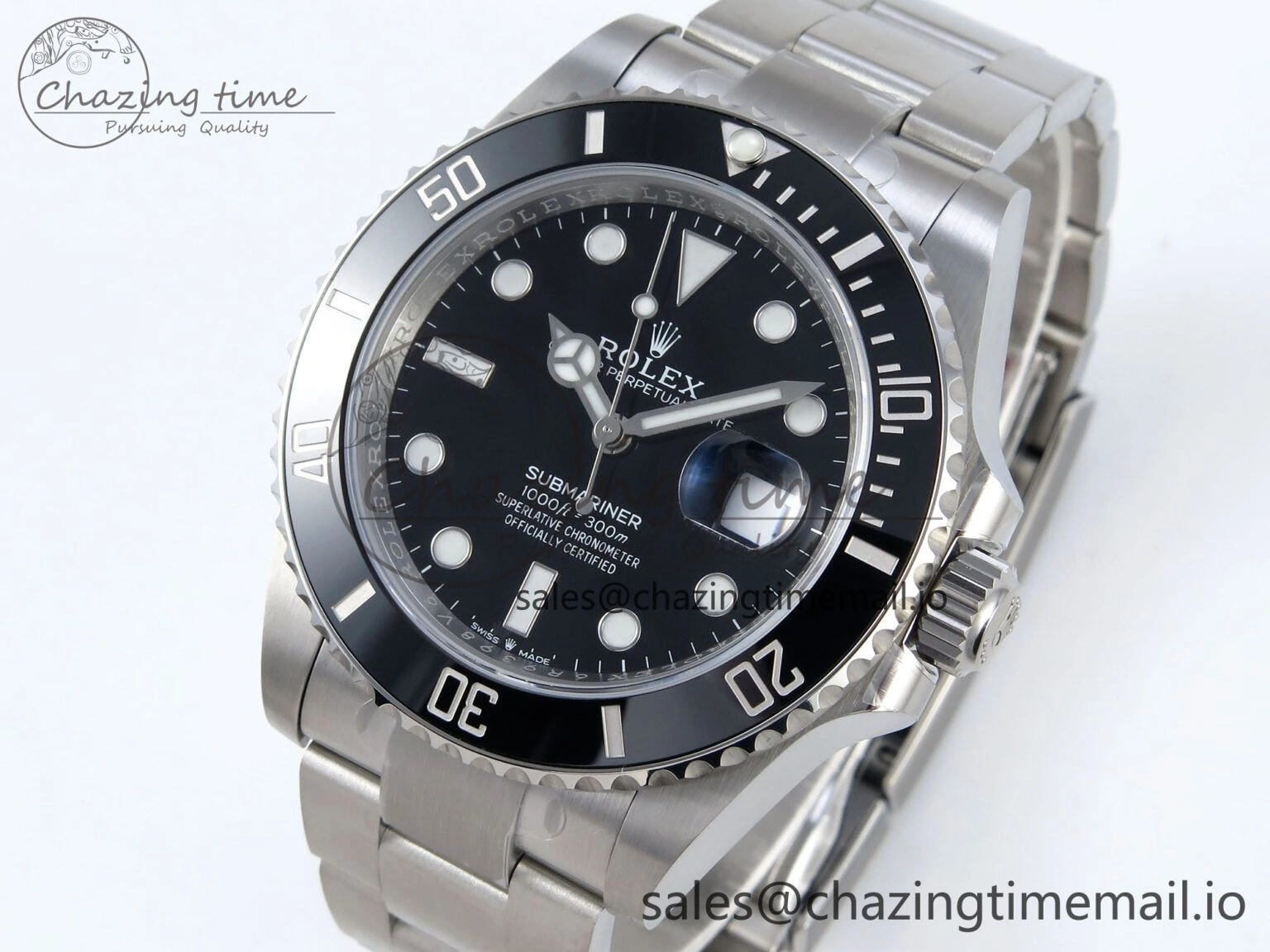 Colorful Submariner 41mm 126610 LN SS ARF 1:1 Best Edition Steel Black Dial 904L SS Oyster Bracelet SH 362