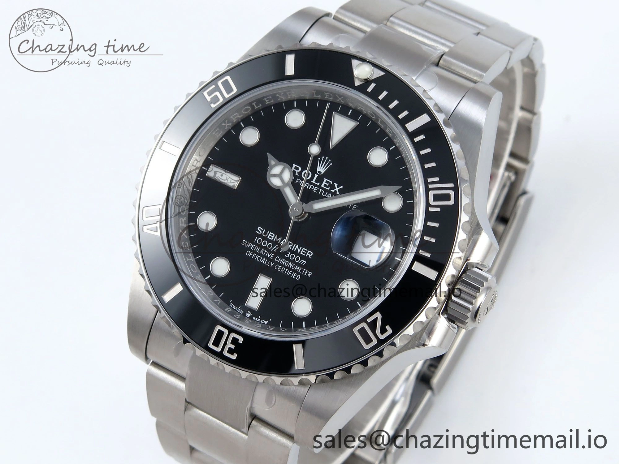 Colorful Submariner 41mm 126610 LN SS ARF 1:1 Best Edition Steel Black Dial 904L SS Oyster Bracelet SH 362