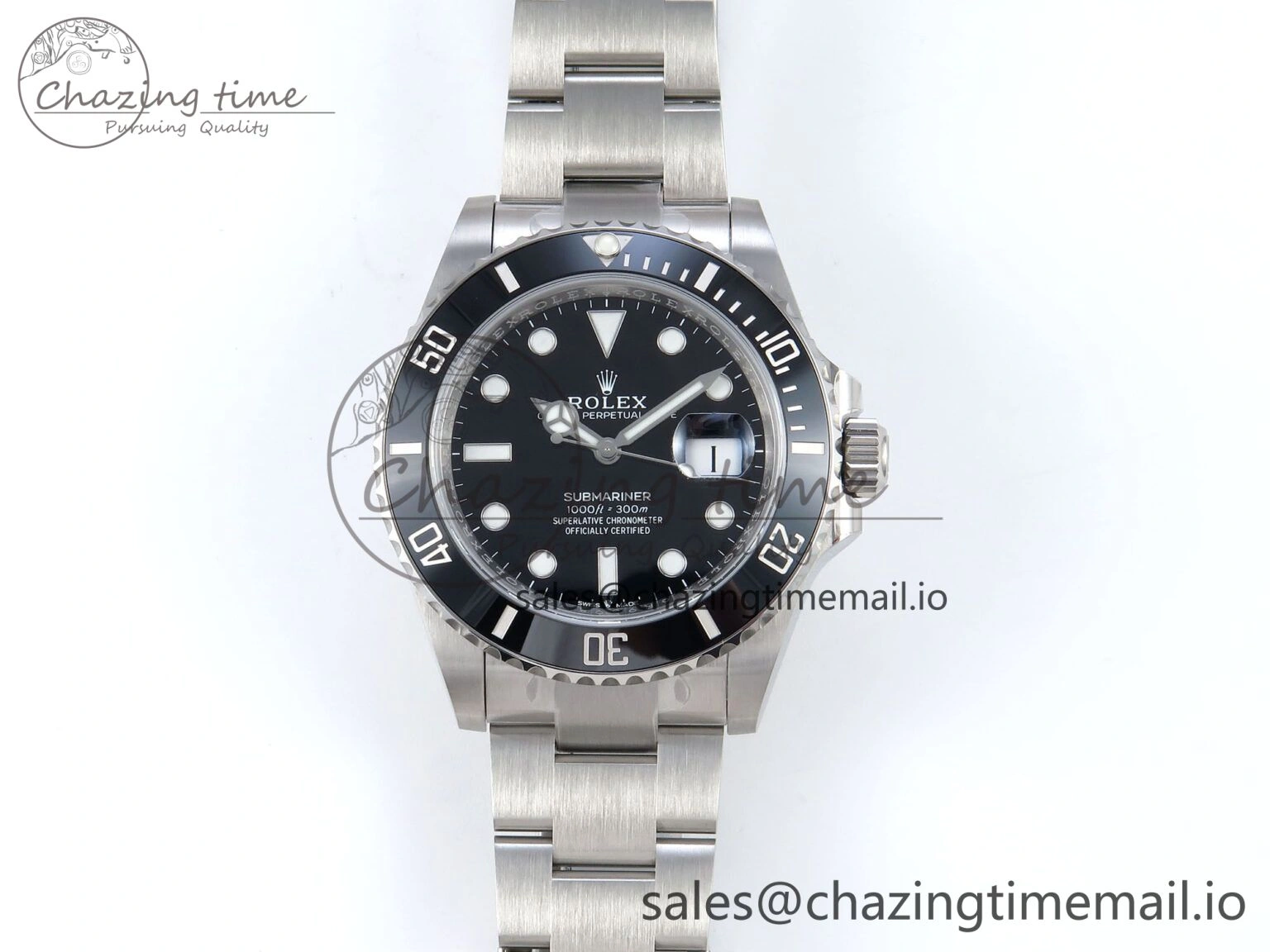 Colorful Submariner 41mm 126610 LN SS ARF 1:1 Best Edition Steel Black Dial 904L SS Oyster Bracelet SH 362