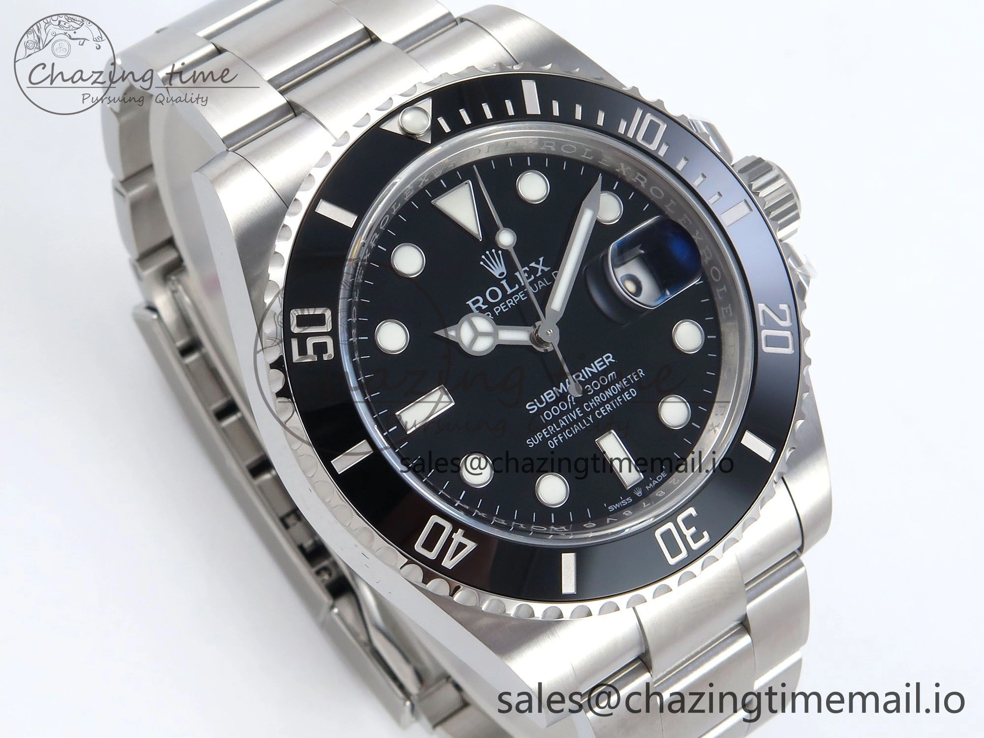 Submariner 41mm 126610 LN THBF 904L Black Ceramic 1:1 Best Edition on SS Bracelet SH TimelessDesign 332