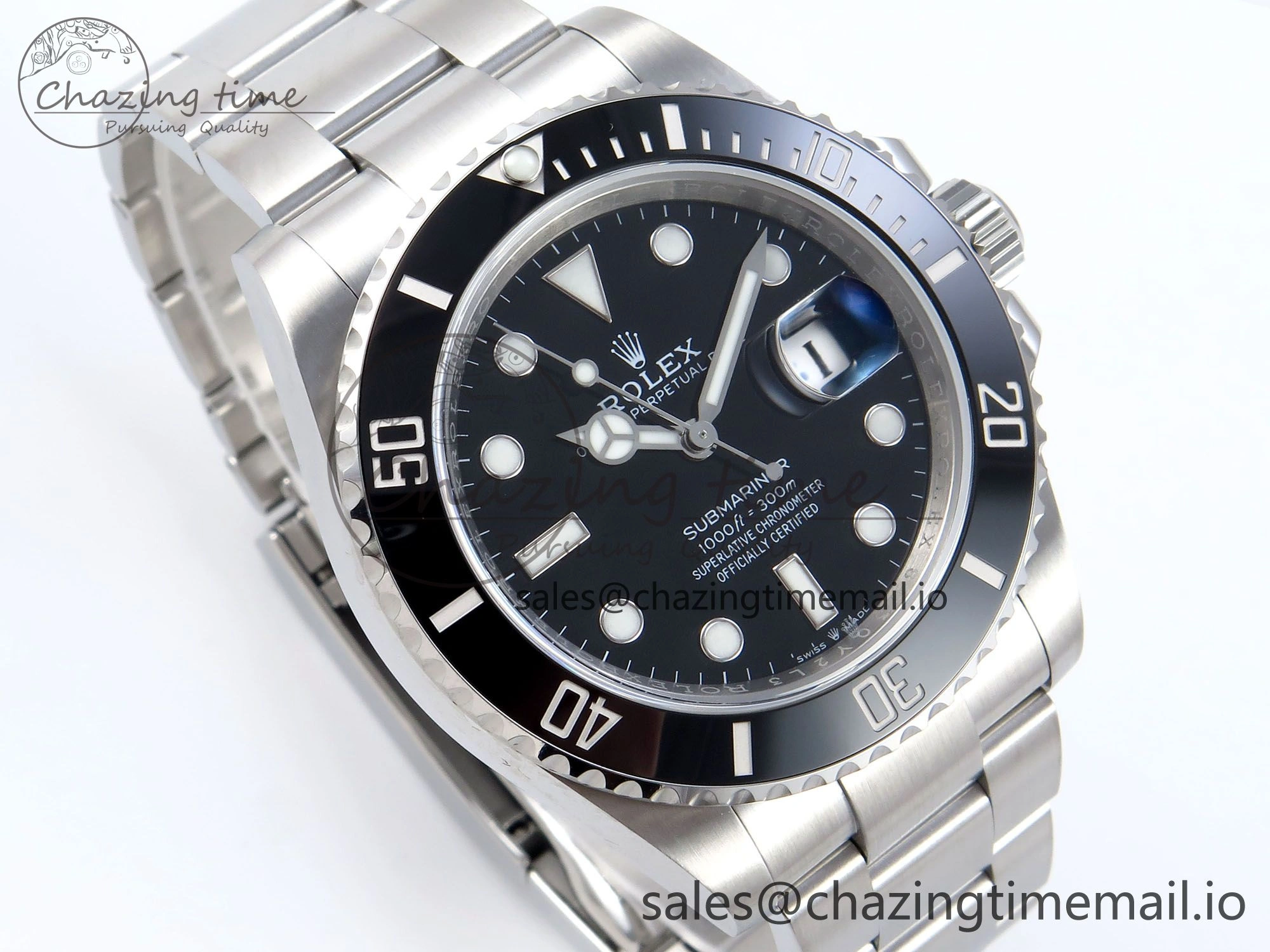 AllSeason Submariner 41mm 126610 LN TWSF SS Black Ceramic Black Dial on SS Bracelet SH 292