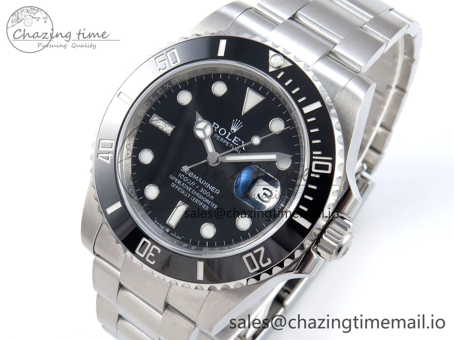 AllSeason Submariner 41mm 126610 LN TWSF SS Black Ceramic Black Dial on SS Bracelet SH 292