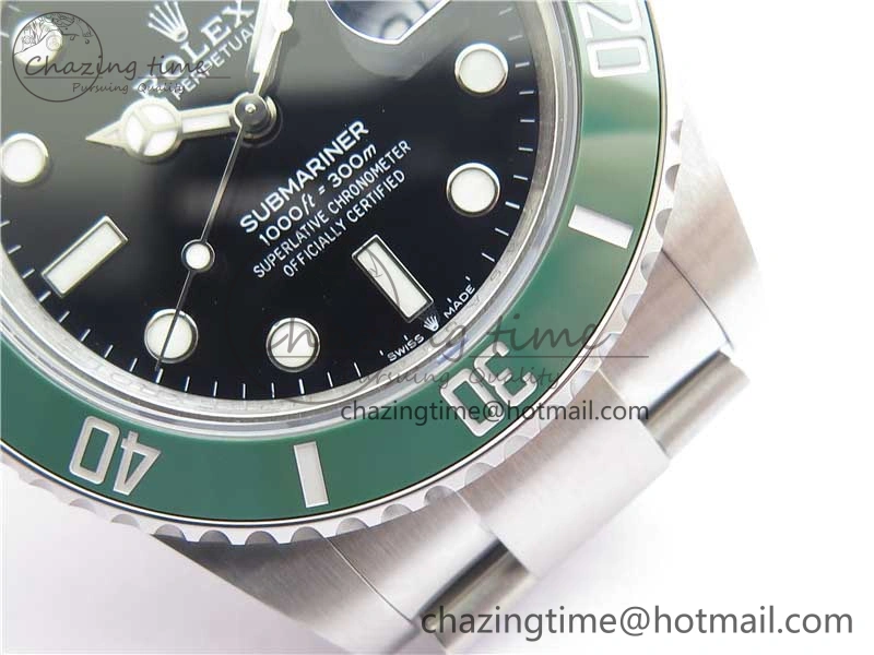 Submariner 41mm 126610 LV BP Maker Black Dial on SS Bracelet A ComfortFit 2609