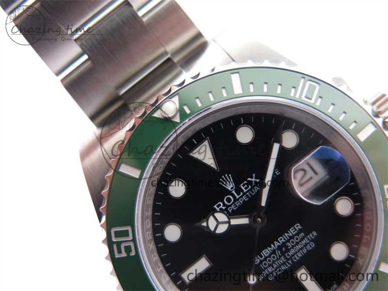 TechFriendly Submariner 41mm 126610 LV Cermit 904L Steel MIF 1:1 Best Edition VR 2461