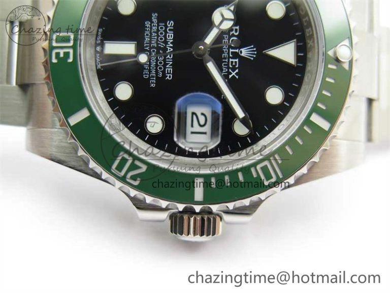 TechFriendly Submariner 41mm 126610 LV Cermit 904L Steel MIF 1:1 Best Edition VR 2461