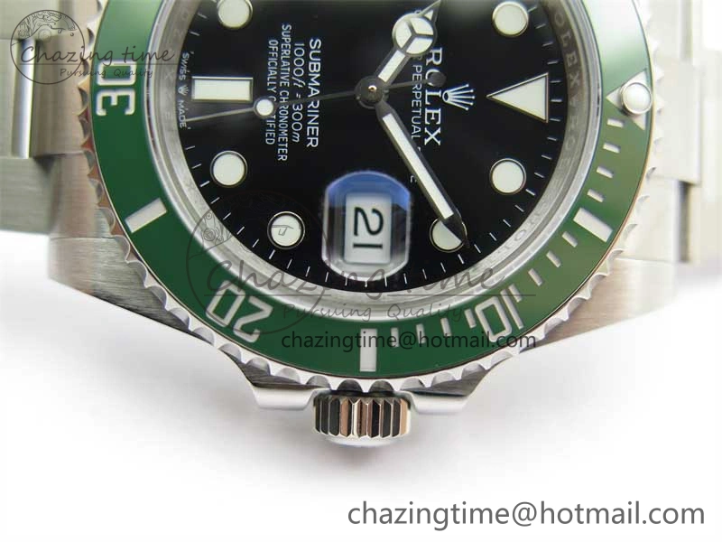 TechFriendly Submariner 41mm 126610 LV Cermit 904L Steel MIF 1:1 Best Edition VR 2461