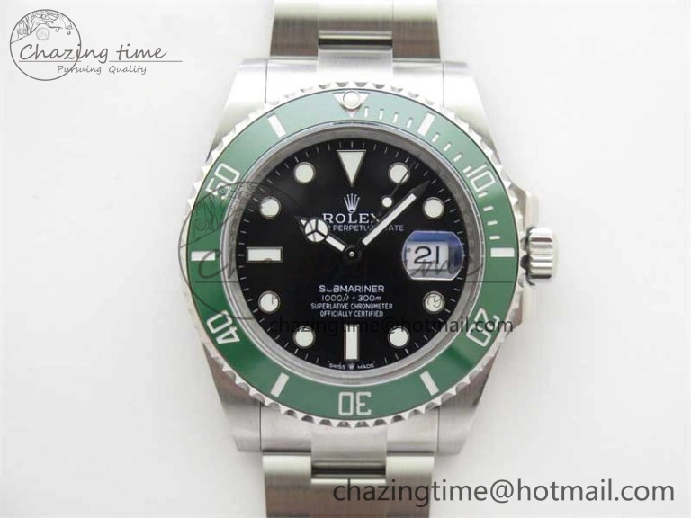 TechFriendly Submariner 41mm 126610 LV Cermit 904L Steel MIF 1:1 Best Edition VR 2461