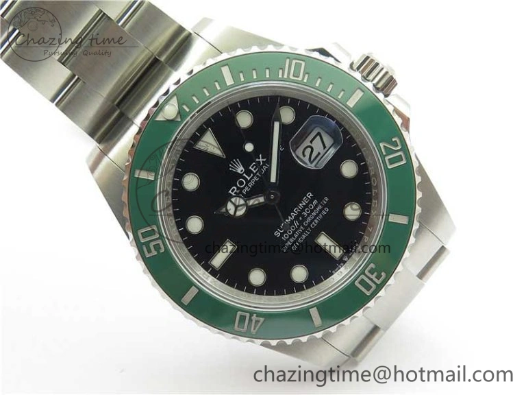 Packable Submariner 41mm 126610 LV Green Ceramic 904L Steel RF 1:1 Best Edition RF 2489